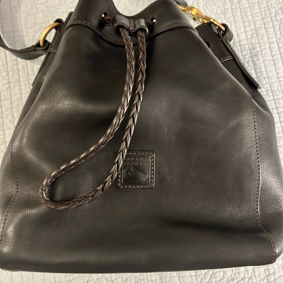 Dooney & Bourke Florentine Leather Medium Hattie Bag in Black - $520 Retail EUC - Picture 12 of 16